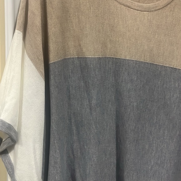 Calvin Klein lightweight poncho color block - Picture 3 of 6